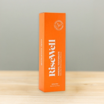 Risewell adult toothpaste wild mint flavor